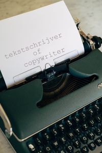 tekstschrijver of copywriter