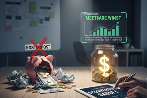 Bereken de ROI van copy. Kostenpost versus meetbare winst en conversie